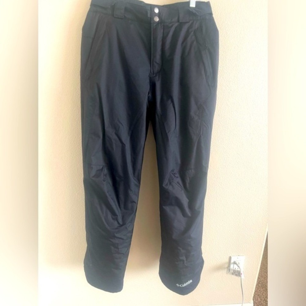 Columbia Women's Omni-Tech Black Waterproof & Breathable Snow Rain Winter Pants